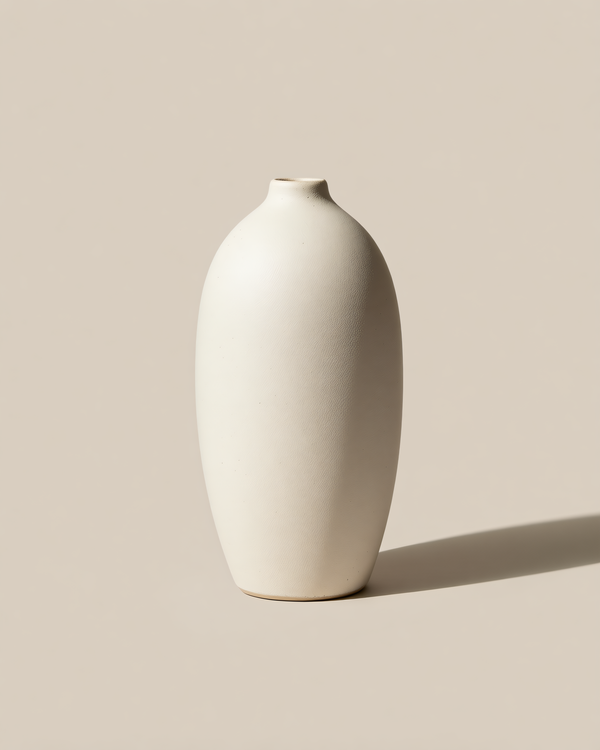 Bisque Vase — Slender on white background