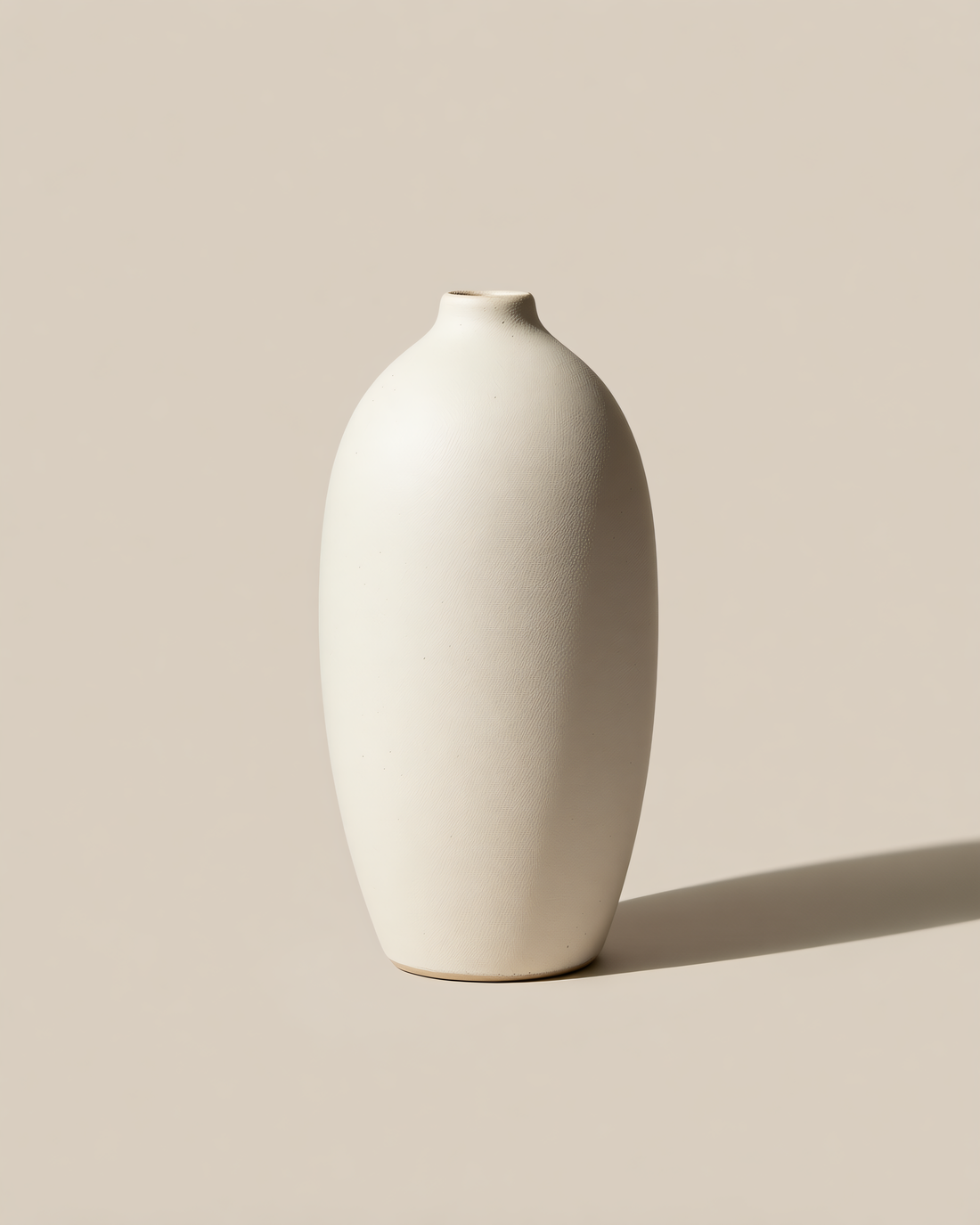 Component 1 of 3 — Bisque Vase Slender, tall, 7.5 × 15.5 cm
