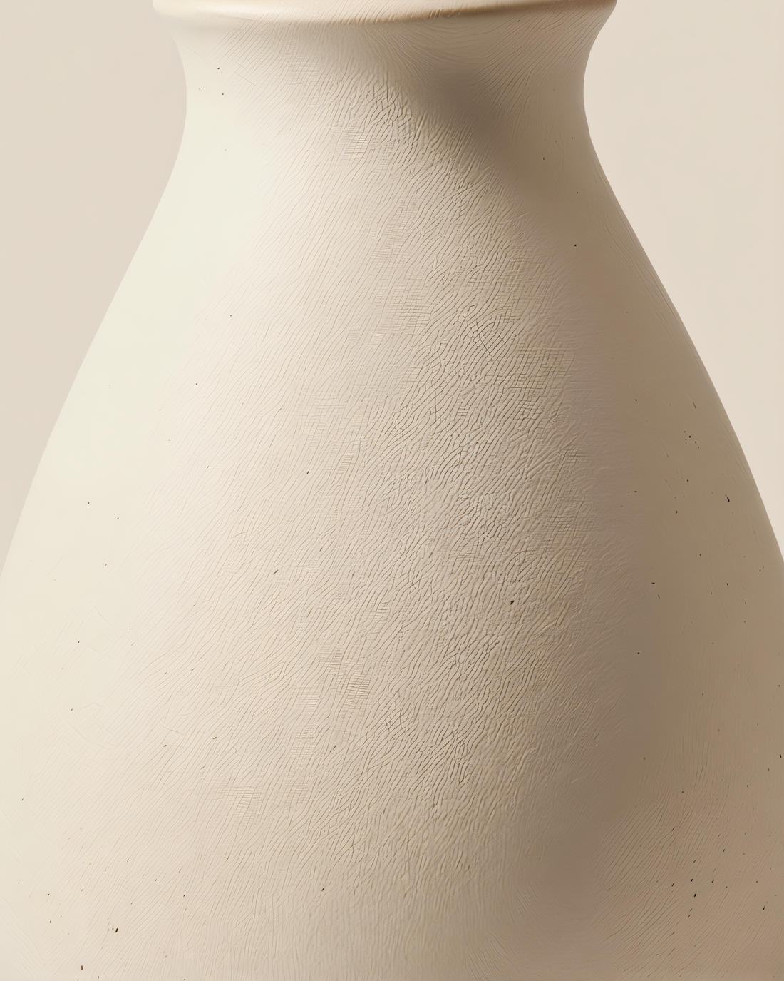 Bisque Vase — Urn – close-up detail