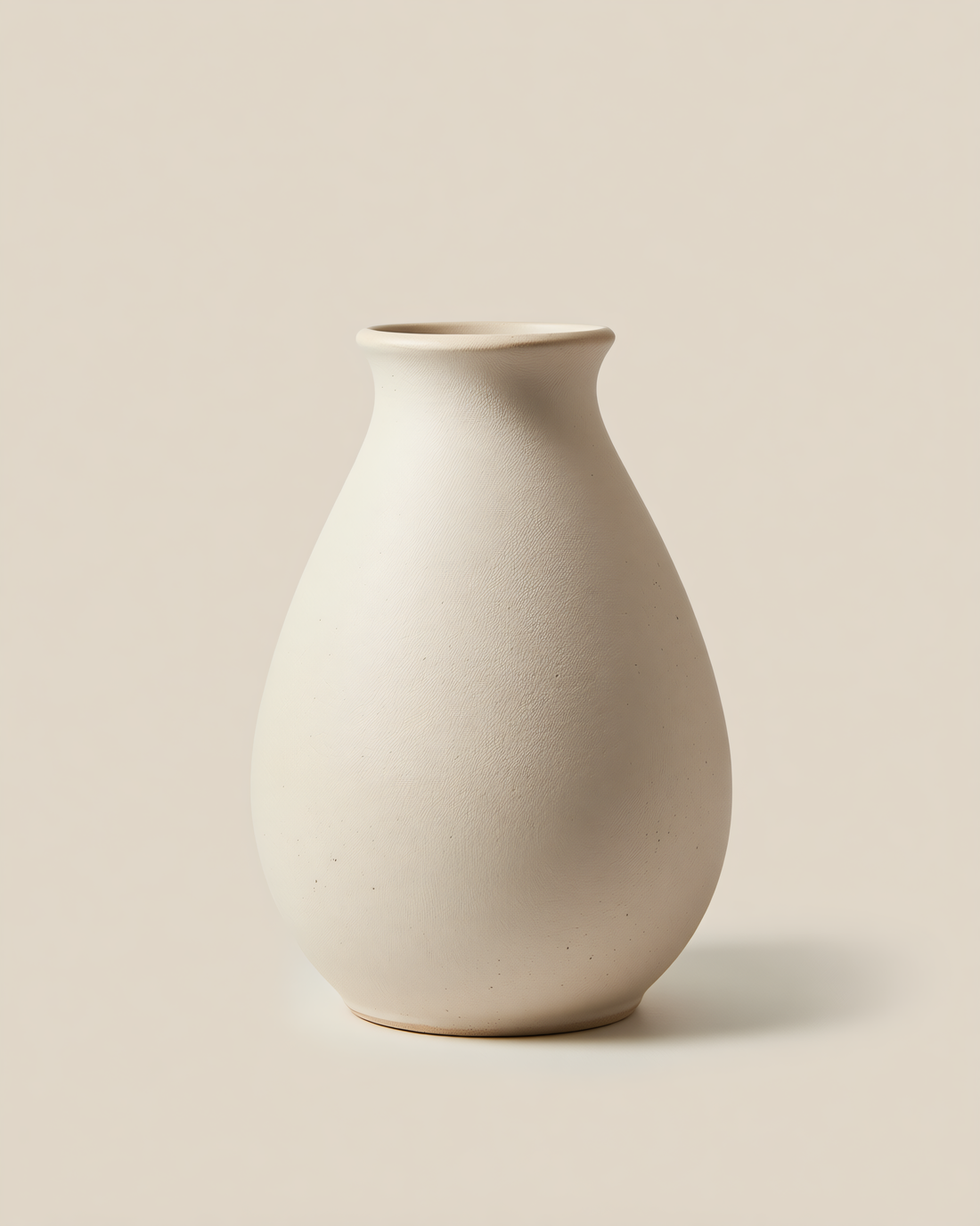 Component 1 of 3 — Bisque Vase Urn, tall, 7.8 × 10.6 cm