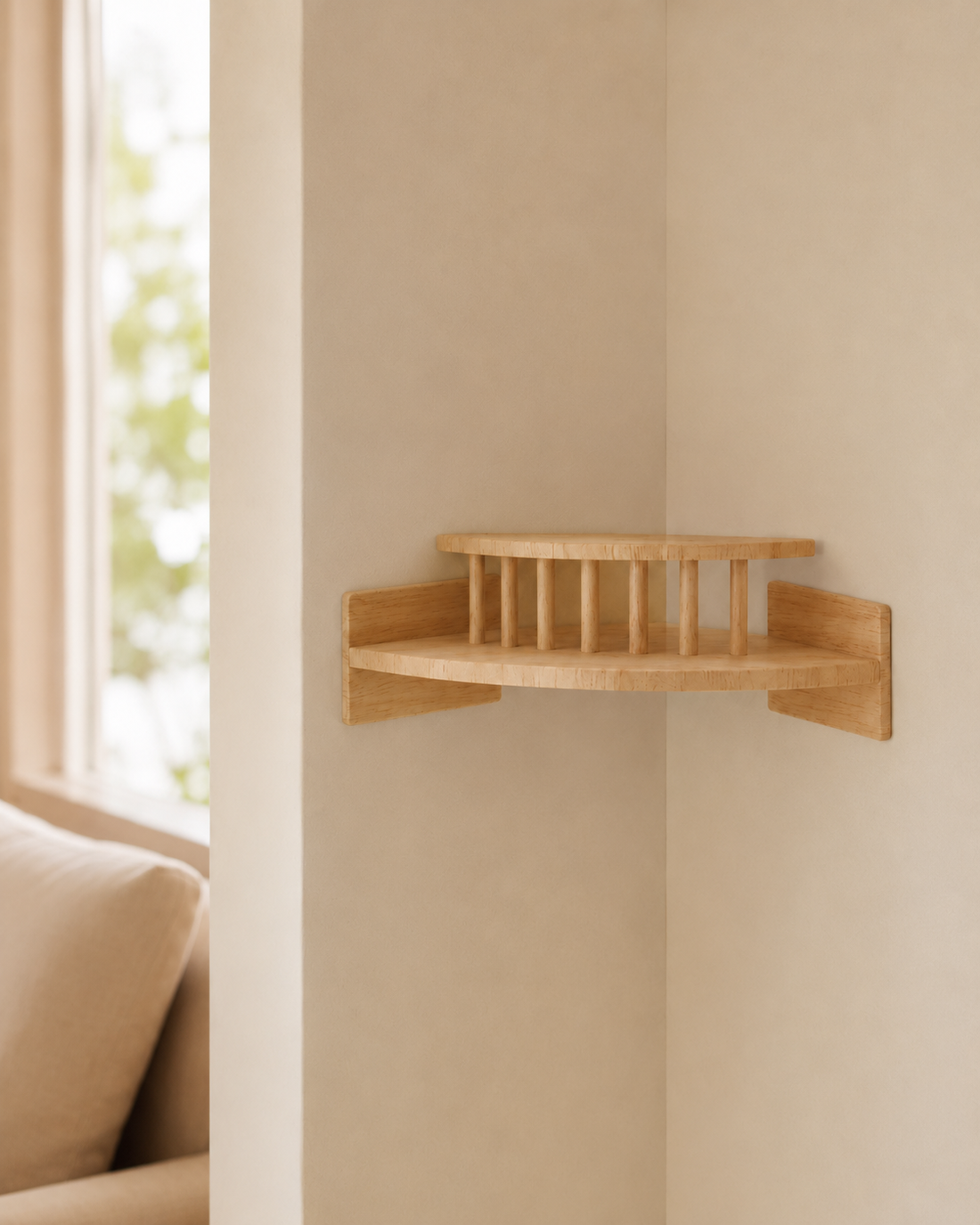Cat Corner Wall Shelf
