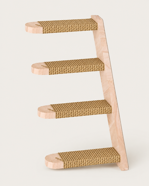 Cat Jute Rope Ladder - white packshot