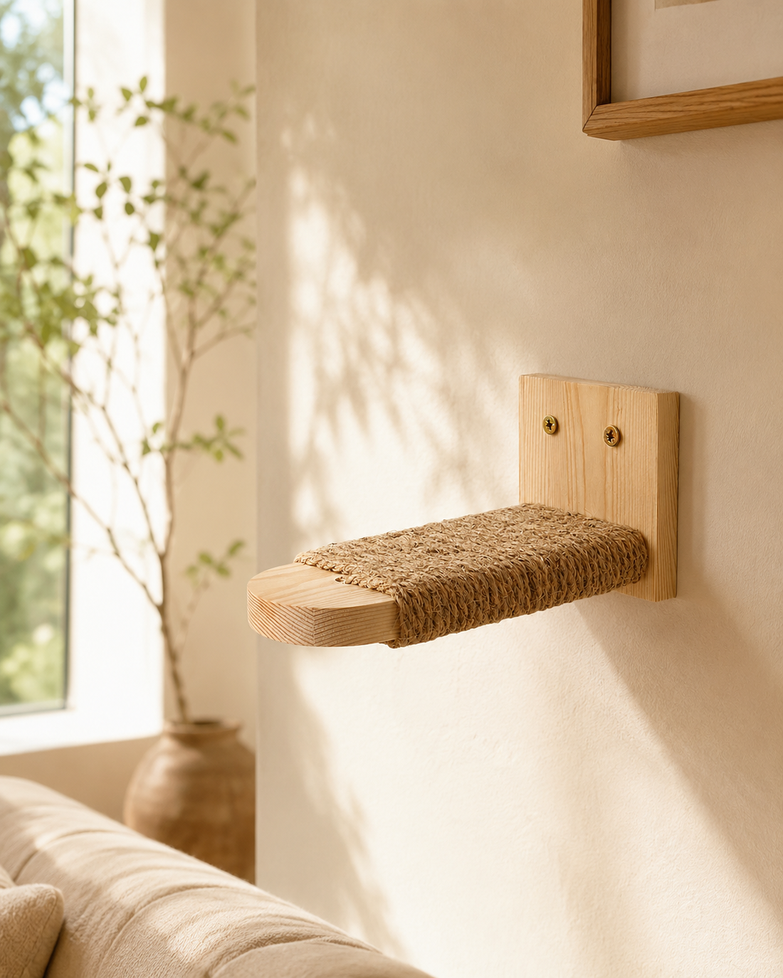Cat Rope Wall Step - lifestyle