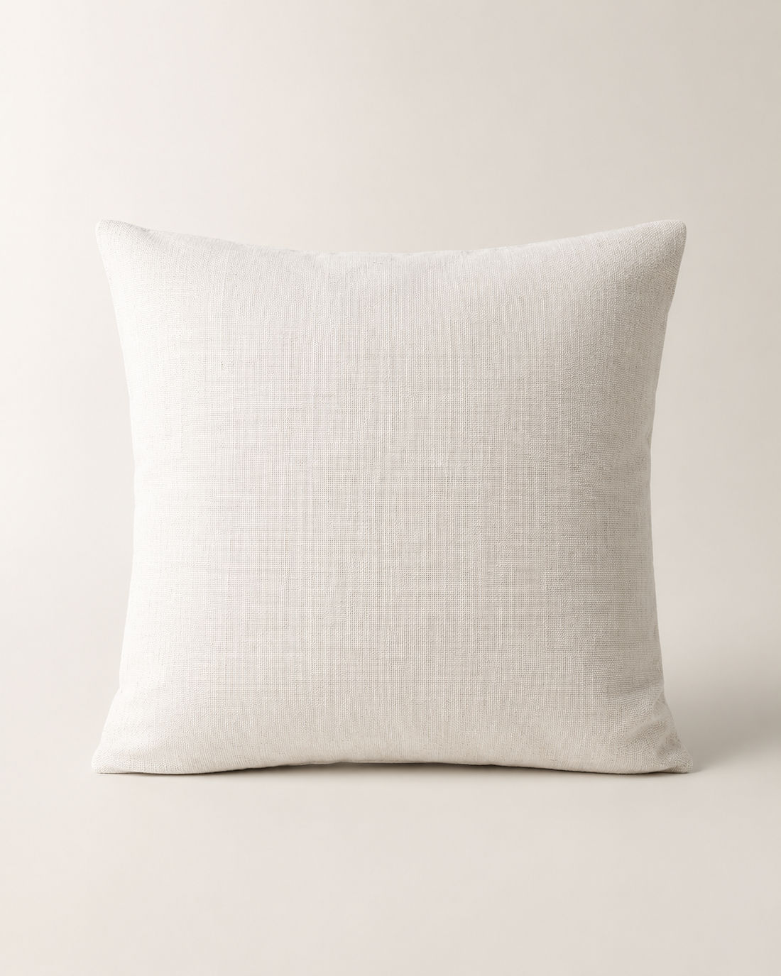Linen Cushion Cover on white background