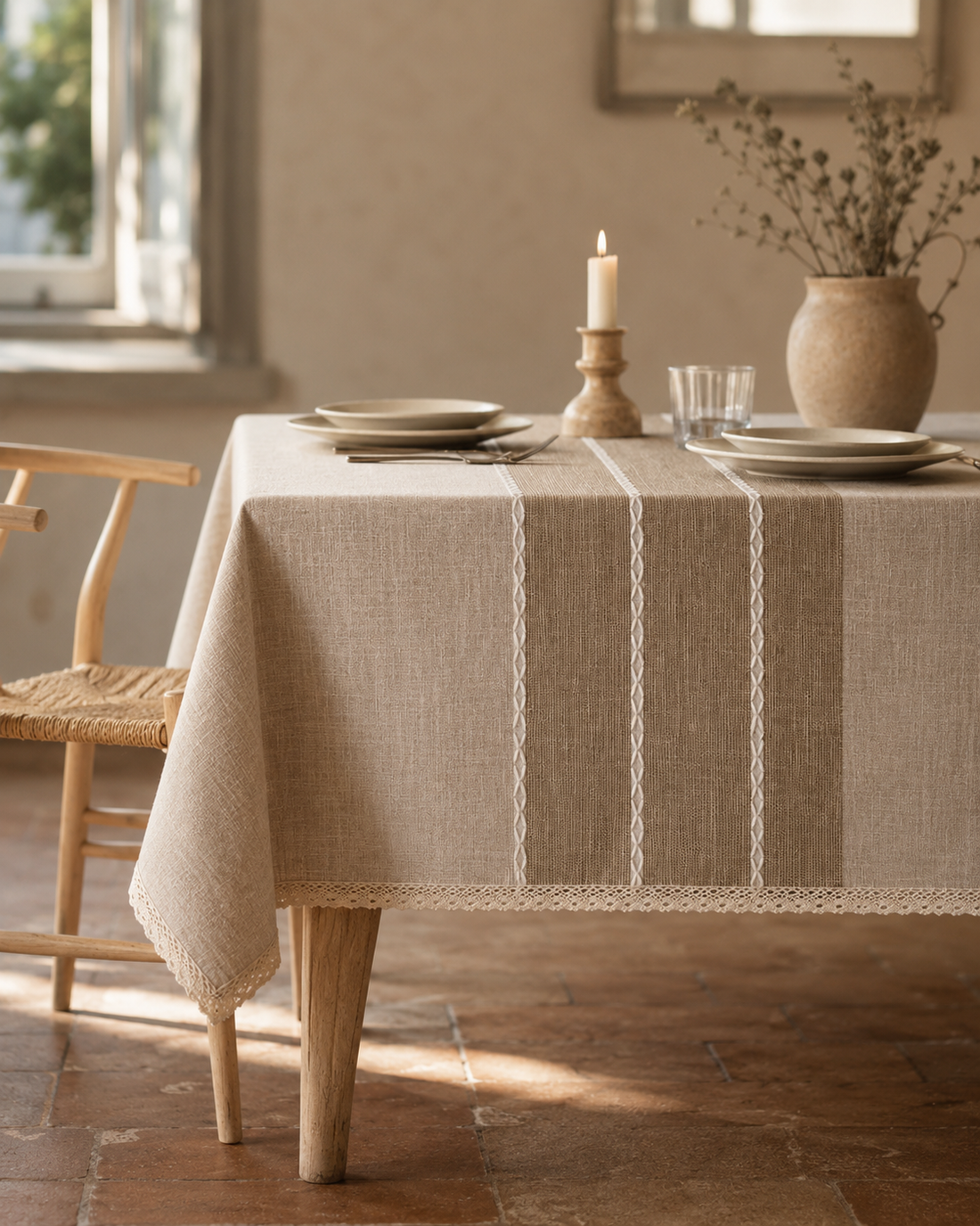 Linen Tablecloth - lifestyle