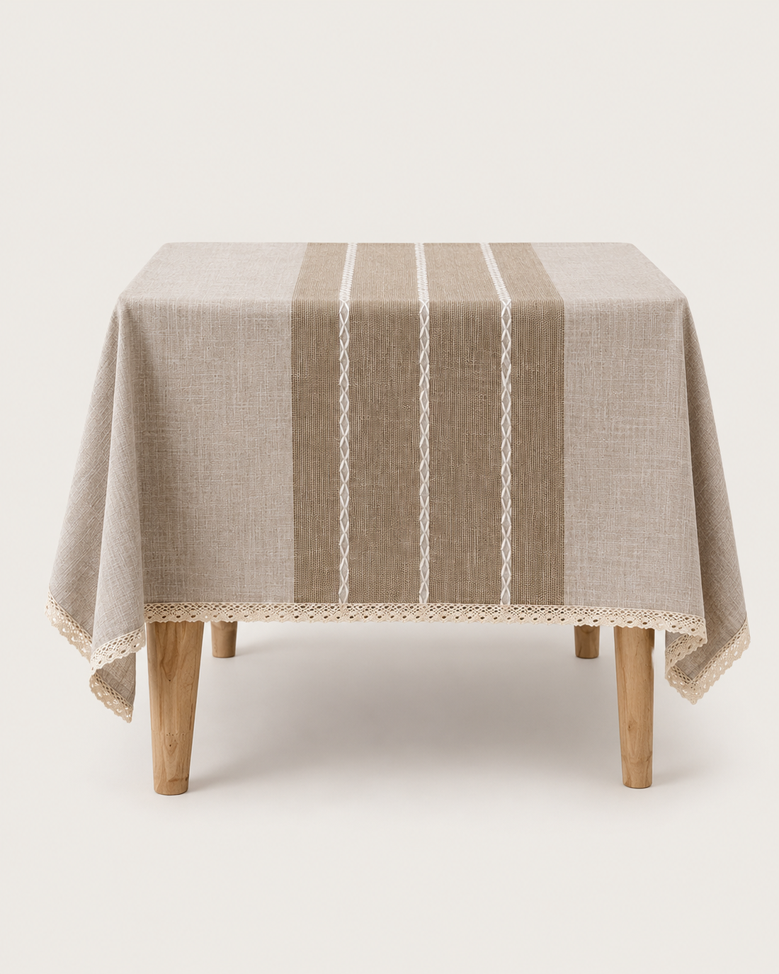 Linen Tablecloth - Early Autumn Coffee