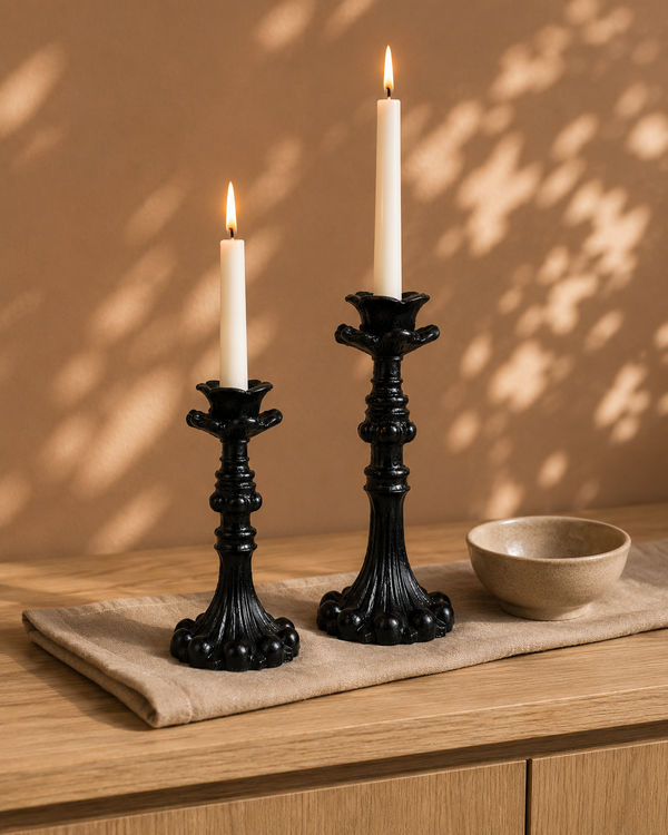 Ornate Metal Candlestick