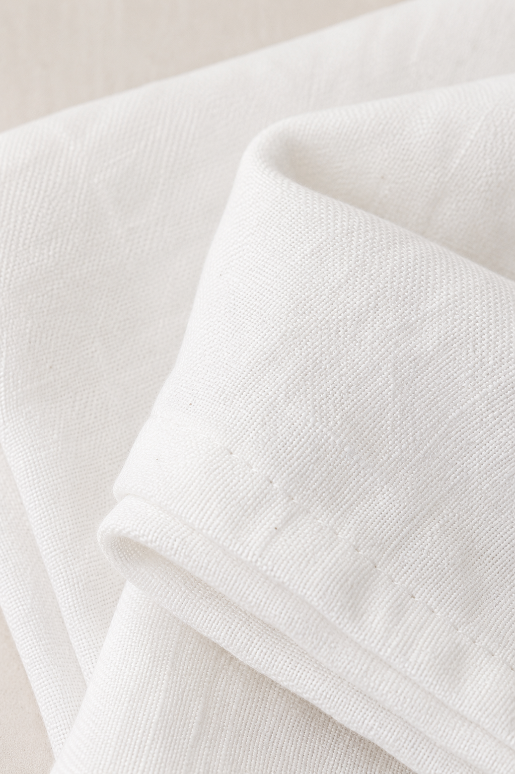 Solid Linen Napkin - detail