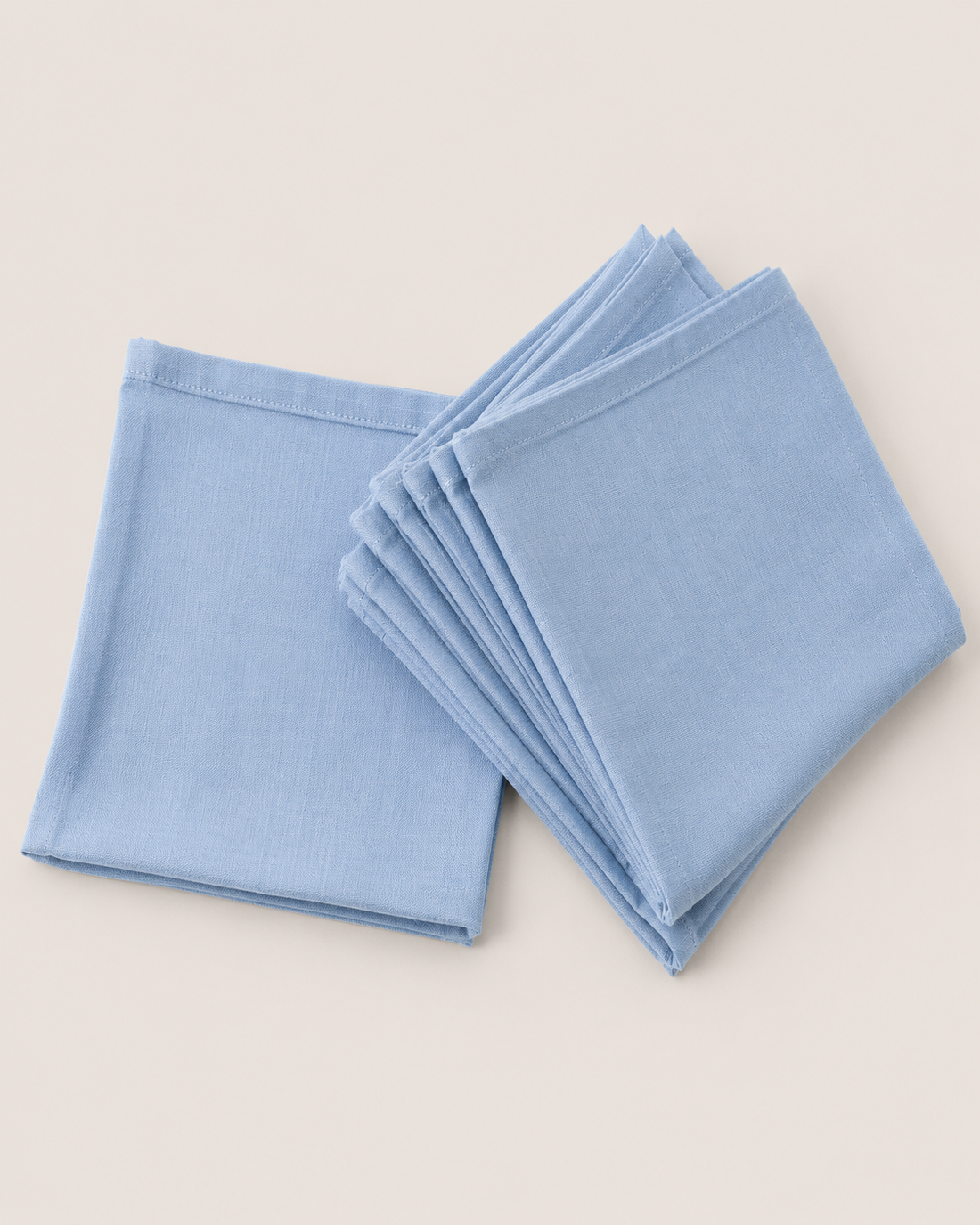 Solid Linen Napkin - Blue