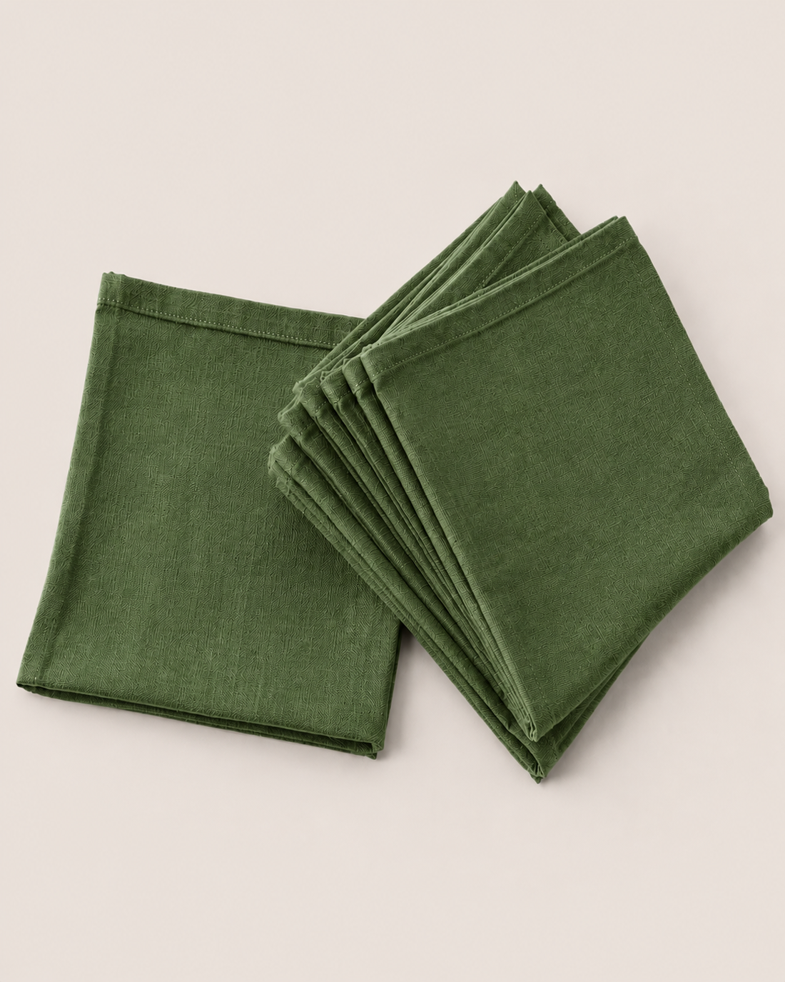 Solid Linen Napkin - Green