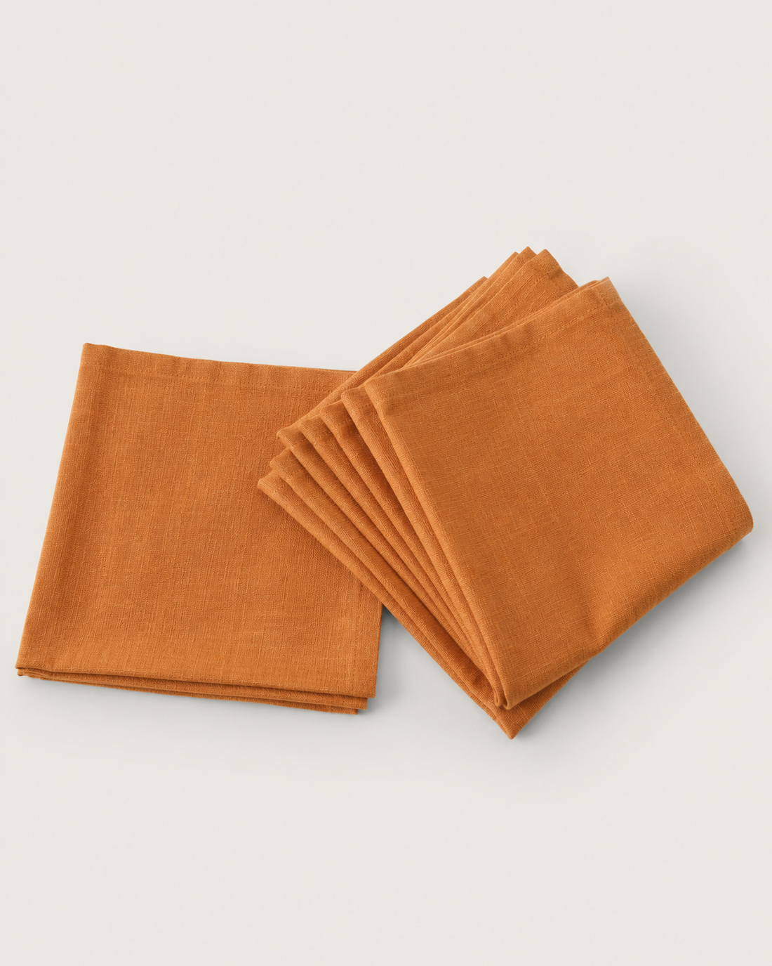 Solid Linen Napkin - Orange