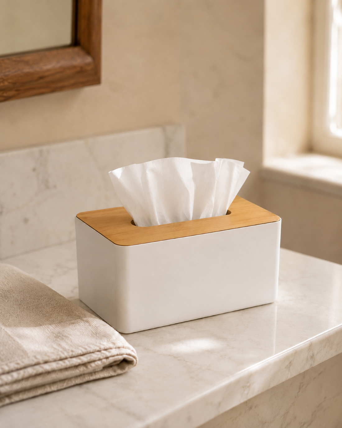 Wooden Tissue Box Cover