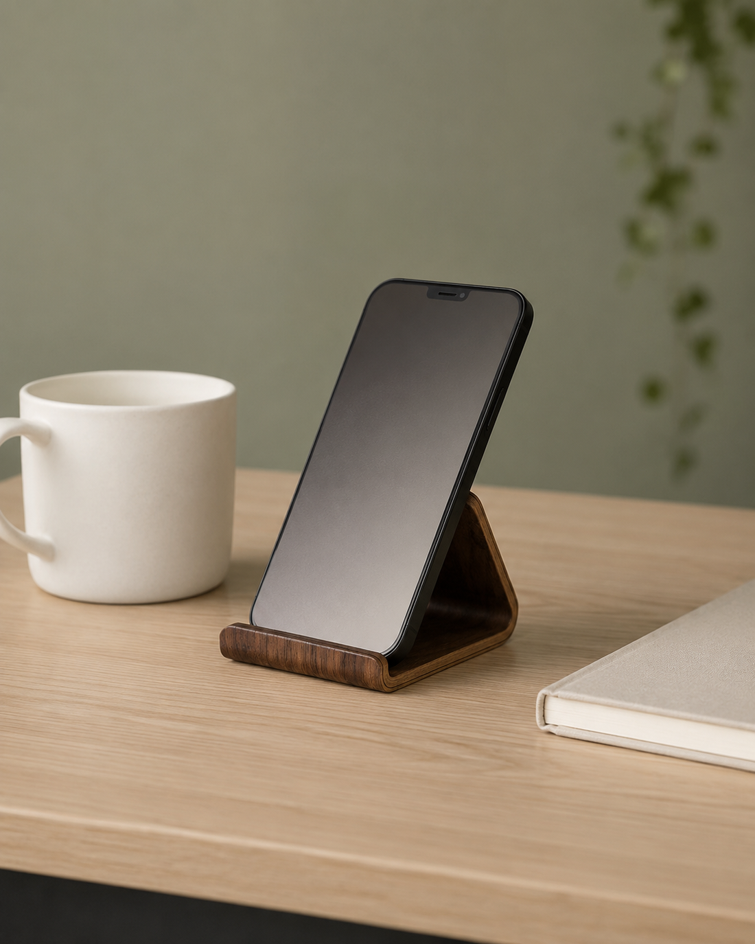 Walnut Phone Stand