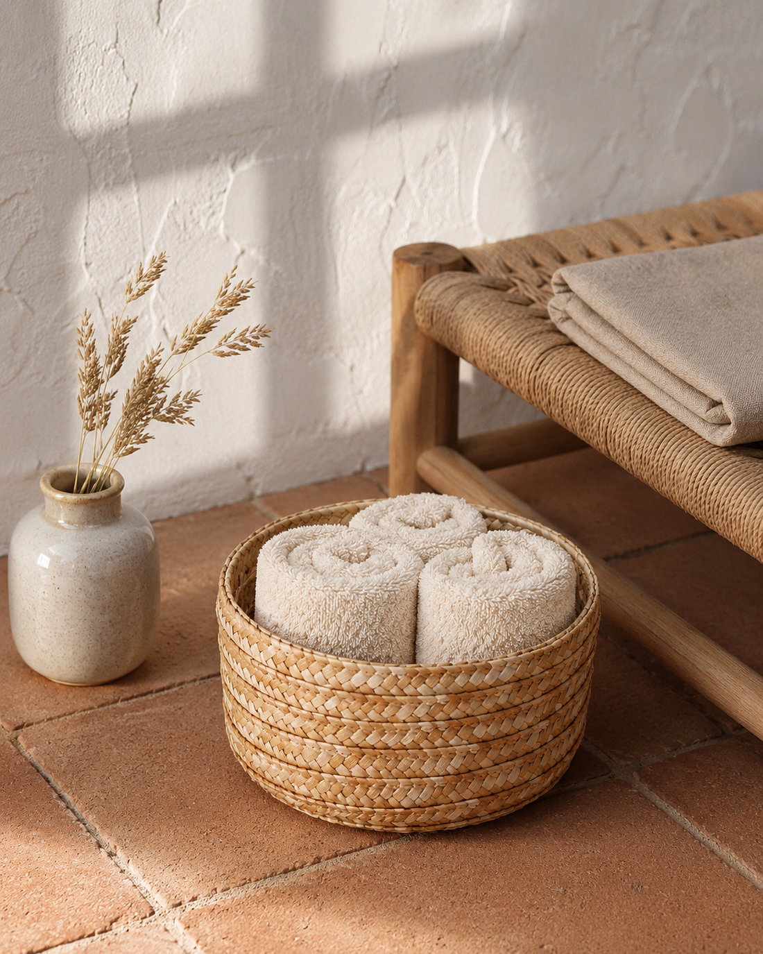 Woven Storage Basket - close-up detail