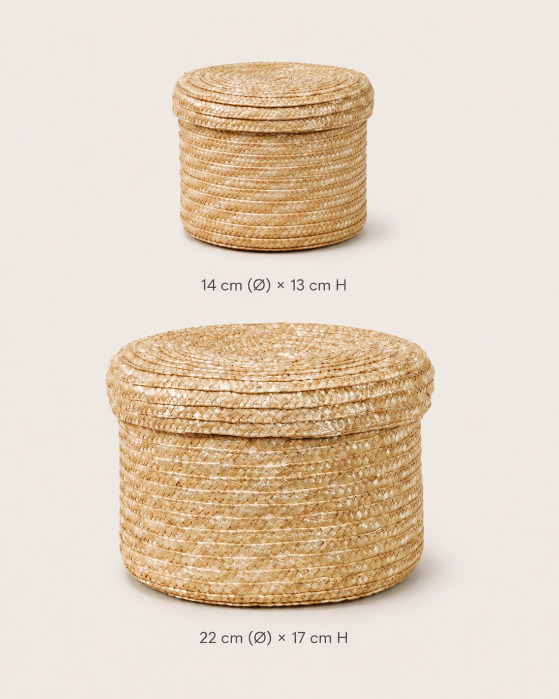 Woven Storage Basket on white background
