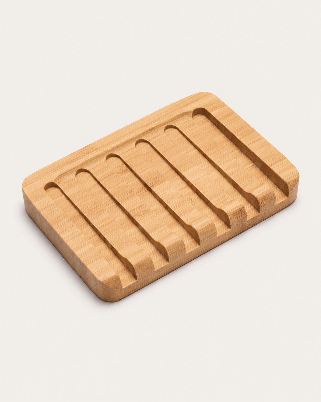 Wood Soap Box - Bamboo Solid Carved