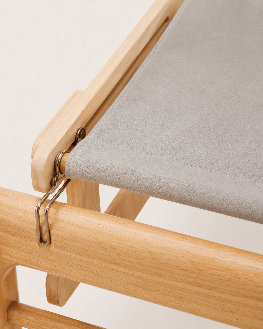 Wooden Hammock Cat Bed - detail Solid Grey