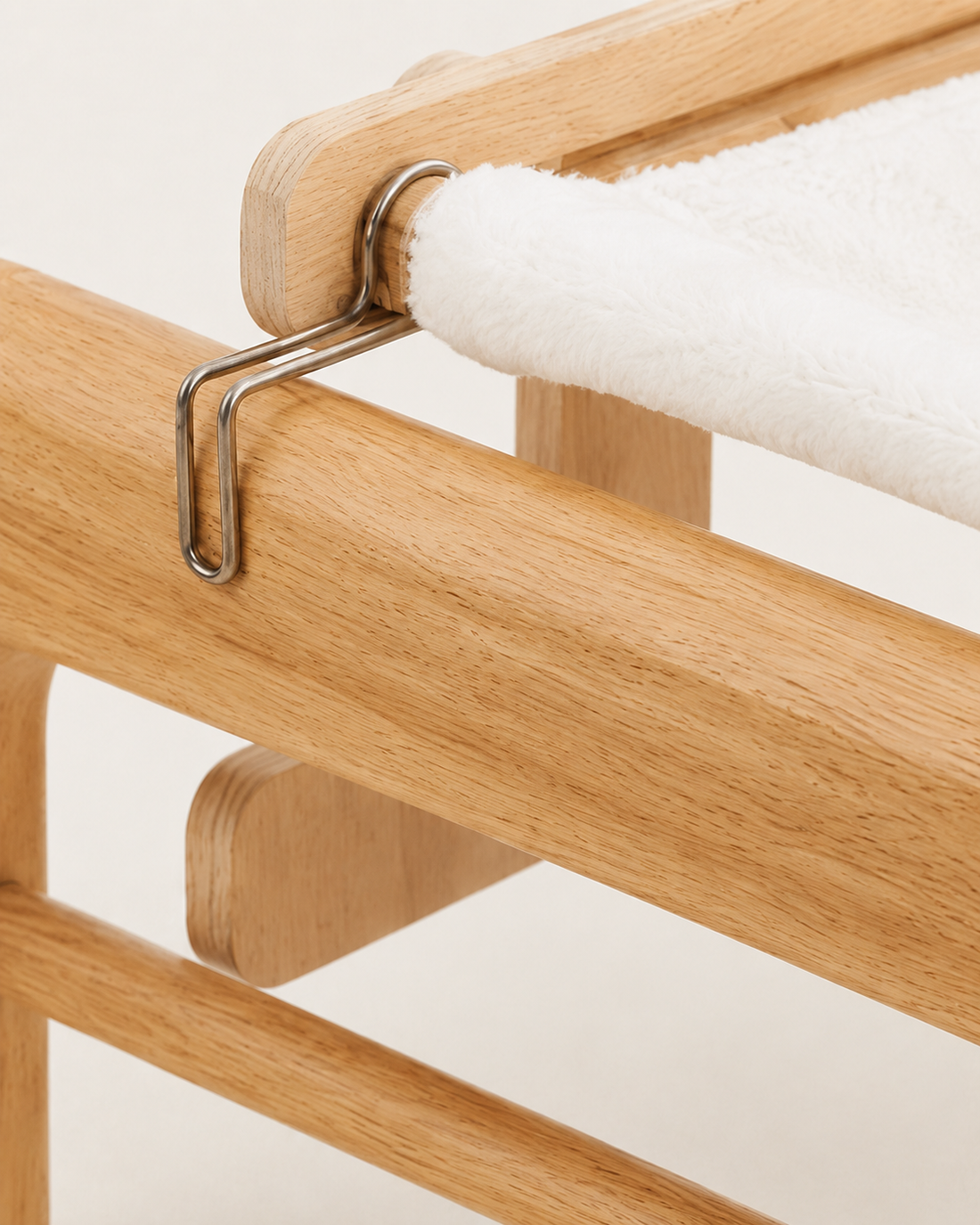 Wooden Hammock Cat Bed - detail