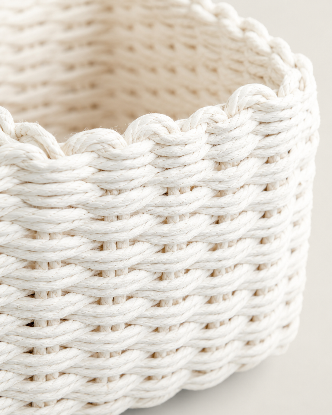 Woven Storage Basket - detail