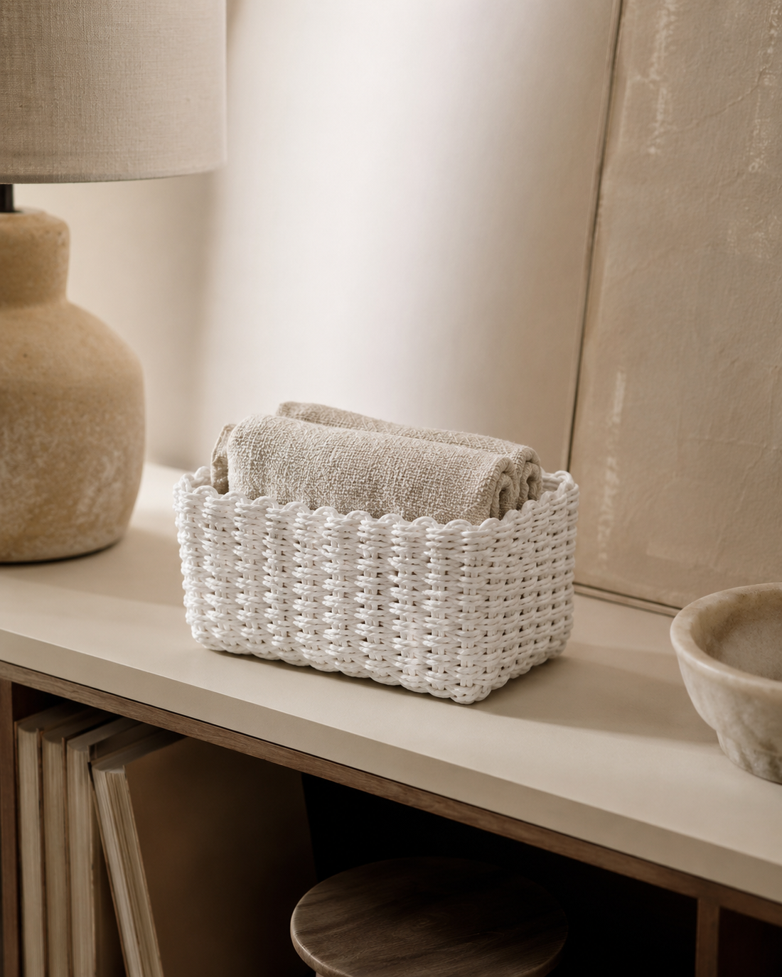 Woven Storage Basket - lifestyle